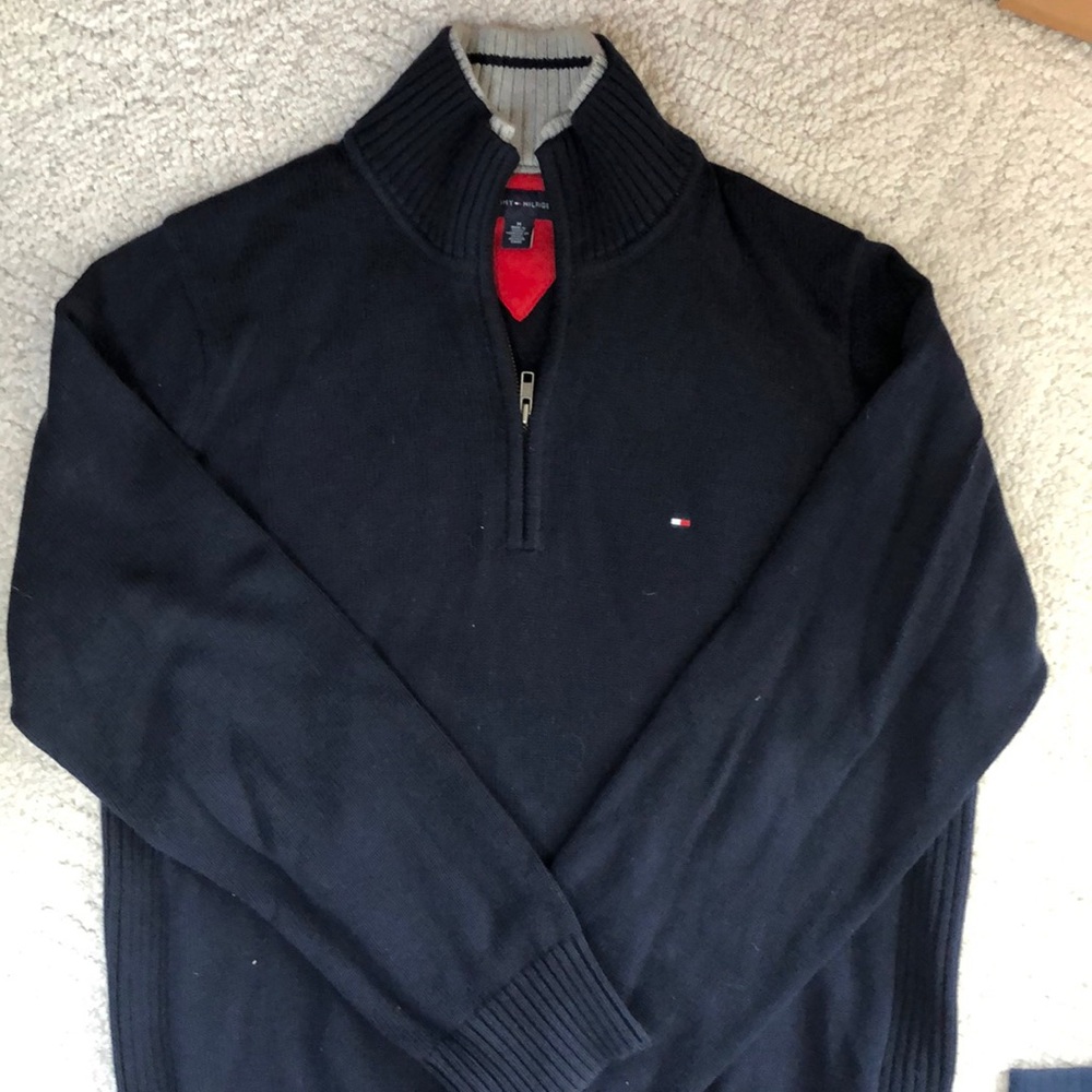 Men’s Tommy Hilfiger Quarter zip sweater size M